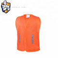 simple safety vest orange cheap yellow traffic accident ansi 100% polyester mesh fabric motorcycle reflective vest